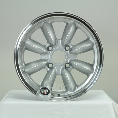 Rota Wheels RB 1580 4X114.3 4 73 Silver with Polish Lip