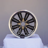 Rota Wheels RB 1560 4X114.3 25 73 Bronze with Polish Lip
