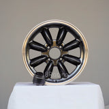 Rota Wheels RB 1560 4X101.65 15 73 Hyperblack with Polish Lip