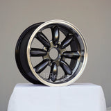 Rota Wheels RB 1570 4X114.3 4 73 Hyperblack with Polish Lip