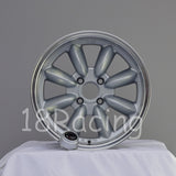 Rota Wheels RB 1570 4X110 20 73 Silver with Polish Lip