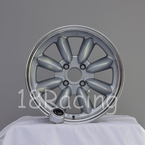 Rota Wheels RB 1570 4X110 20 73 Silver with Polish Lip