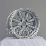 Rota Wheels RB 1570 4X110 20 73 Silver with Polish Lip