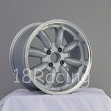 Rota Wheels RB 1580 4X110 20 73 Silver with Polish Lip