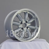 Rota Wheels RB 1570 4X110 20 73 Silver with Polish Lip