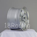 Rota Wheels RB 1570 4X110 20 73 Silver with Polish Lip