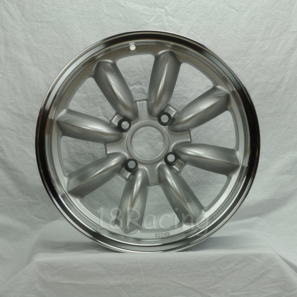 Rota Wheels RB 1670 4X95.25 25 57.1 Silver with Polish Lip