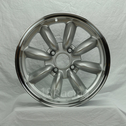 Rota Wheels RB 1670 4X95.25 25 57.1 Silver with Polish Lip