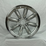 Rota Wheels RB 1670 4X100 40 56.1 Silver with Polish Lip