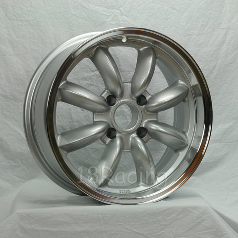 Rota Wheels RB 1670 4X114.3 4 73 Silver with Polish Lip