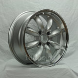 Rota Wheels RB 1670 4X108 30 73 silver with Polish Lip