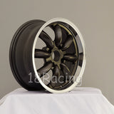 Rota Wheels RB 1670 4X95.25 25 57.1 Gunmetal with Polish Lip