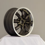 Rota Wheels RB 1670 4X114.3 10 73 Gunmetal  with Polish Lip