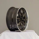 Rota Wheels RB 1670 4X95.25 25 57.1 Gunmetal with Polish Lip