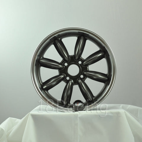 Rota Wheels RB 1775 4X110 20 73 Gunmetal with Polish Lip