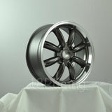 Rota Wheels RB 1775 4X114.3 4 73 Gunmetal with Polish Lip