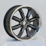 Rota Wheels RB 1785 4X114.3 4 73 Hyperblack with Polish Lip