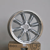 Rota Wheels RB 1775 4X114.3 20 73 Silver with Polish Lip