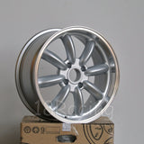 Rota Wheels RB 1775 4X114.3 20 73 Silver with Polish Lip