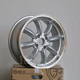 Rota Wheels RB 1775 4X114.3 4 73 Silver with Polish Lip
