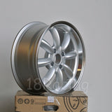 Rota Wheels RB 1775 4X100 45 56.1 Silver with Polish Lip