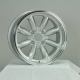 Rota Wheels RB R 1680 4X100 10 67.1 Silver with Polish Lip