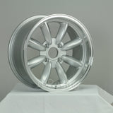 Rota Wheels RB R 1680 4X100 10 67.1 Silver with Polish Lip