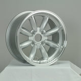 Rota Wheels RB 1680 4X114.3 10 73 Silver with Polish Lip