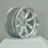 Rota Wheels RB R 1680 4X100 10 67.1 Silver with Polish Lip