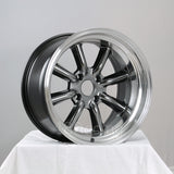 Rota Wheels RKR 1795 4X114.3 -20 73 Hyperblack with Polish Lip