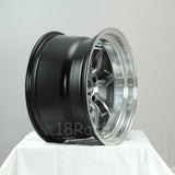 Rota Wheels RKR 1795 4X114.3 -20 73 Hyperblack with Polish Lip