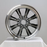 Rota Wheels RKR 1795 5X114.3 -20 Hyperblack with Polish Lip