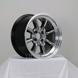 Rota Wheels RKR 1580 4X100 10 67.1 Hyperblack with Polish Lip