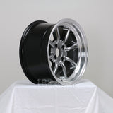 Rota Wheels RKR 1580 4X100 10 67.1 Hyperblack with Polish Lip