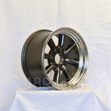 Rota Wheels RKR 1590 4X114.3 0 73 Gunmetal with Polish Lip