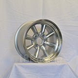 Rota Wheels RKR 1590 4X114.3 0 73 Silver with Polish Lip