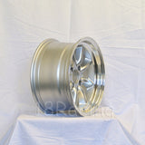 Rota Wheels RKR 1590 4X114.3 0 73 Silver with Polish Lip
