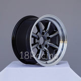 Rota Wheels RKR 1580 5X114.3 10 73 Hyperblack with Polish Lip