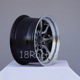 Rota Wheels RKR 1580 5X114.3 10 73 Hyperblack with Polish Lip