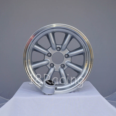 Rota Wheels RKR 1580 5X114.3 0 73 Silver with Polish Lip