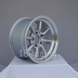 Rota Wheels RKR 1580 5X114.3 10 73 Silver with Polish Lip