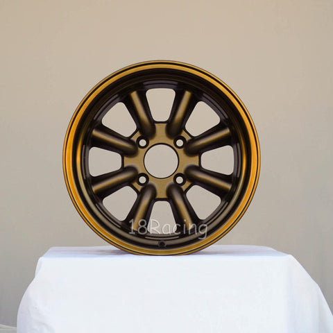 Rota Wheels RKR 1590 4X100 -15 67.1 Speed Bronze