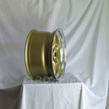 Rota Wheels RKR 1785 4X114.3 -10 73 Gold with Polish Lip