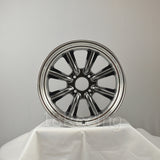 Rota Wheels RKR 1785 4X114.3 -10 73 Hyperblack with Polish Lip