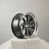 Rota Wheels RKR 1780 4X114.3 4 73 Hyperblack with Polish Lip