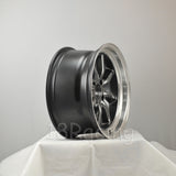 Rota Wheels RKR 1785 4X114.3 -10 73 Hyperblack with Polish Lip