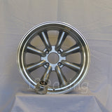 Rota Wheels RKR 1785 4X114.3 -10 73 Silver with Polish Lip