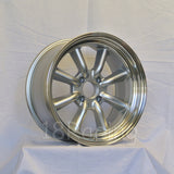 Rota Wheels RKR 1785 4X114.3 -10 73 Silver with Polish Lip