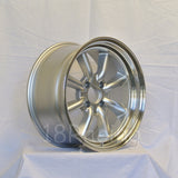 Rota Wheels RKR 1785 4X114.3 -10 73 Silver with Polish Lip