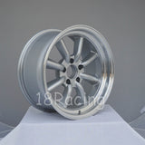 Rota Wheels RKR 1785 5X114.3 -10 73 Silver with Polish Lip